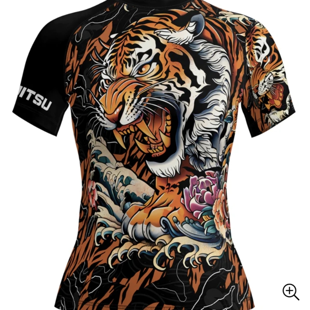 Vibrant Tiger Graphic Women's Top